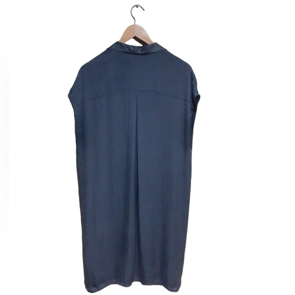 Repeat Silk Blend Shift Dress - Picture 4 of 8